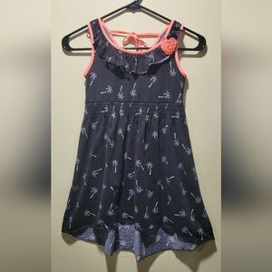 Pinky girls 8 palm tree floral dress